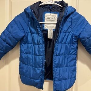 Carter's Vibrant Blue Puffer Jacket for Kids